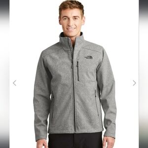 The North Face Men's Medium Grey Heather Apex Barrier Soft Shell Jacket NF0A3LG